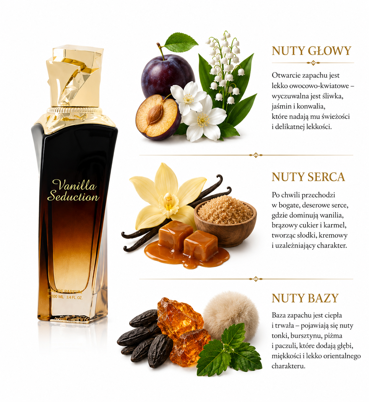 Maison Asrar Vanilla Seduction Woda perfumowana dla kobiet 100 ml